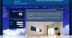 Desktop Screenshot of hostal-sanfernando.com
